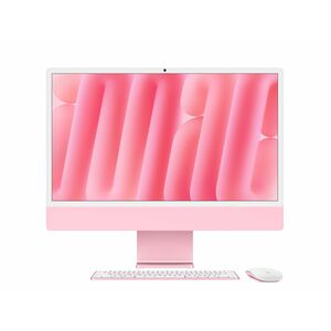 Apple iMac MWUG3KS/A All-in-One Computer - Apple M4 - 16 GB - 256 GB SSD - 61 cm (24") 4.5K - Desktop - Pink - Apple M4 Ch