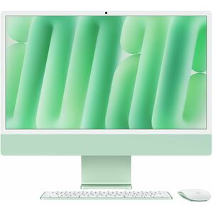 Computer Tutto in uno Apple iMac MWUE3T/A - Apple M4 - 16 GB - 256 GB SSD - 61 cm (24") 4.5K - Desktop - Verde - Apple M4 