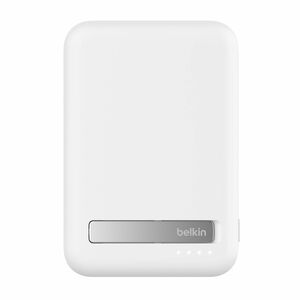 Belkin BoostCharge Pro Magnetic Power Bank with Qi2 15W 10K - For iPhone - 10000 mAh - 15 W - 2 x USB - White