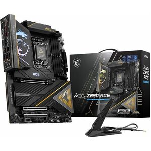 MSI MEG Z890 ACE Gaming Desktop Motherboard - Intel Z890 Chipset - Socket LGA-1851 - ATX - Core Ultra Processor Supported 