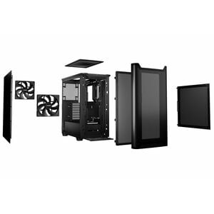 be quiet! Pure Base 501 Pure Base 501 Airflow Black Computergehäuse - ATX, Micro ATX, Mini ATX Motherboard Supported - Mid