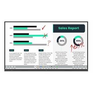 AllSee PT65J 1651 mm 4K UHD LCD Collaboration Display - Cortex A55 - 4 GB - Infrared (IrDA) - Touchscreen - 16:9 Aspect Ra
