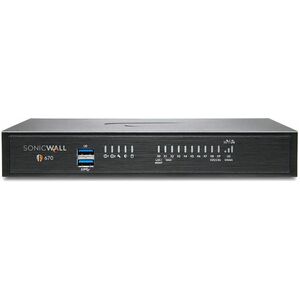 SonicWall TZ670 Network Security/Firewall Appliance - 3 Year Secure Upgrade Advance - Intrusion Prevention - 8 Port - 10/1