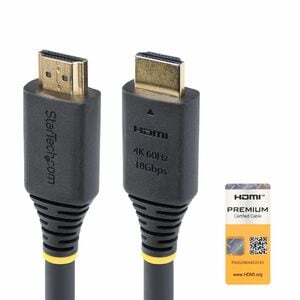 StarTech.com 7 m HDMI A/V Cable - 1 - Cable for Docking Station, Workstation, TV - First End: 1 x HDMI 2.0 Digital Audio/V