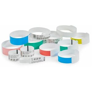 Zebra Z-Band UltraSoft Medical Label - 25.40 mm Width x 279.40 mm Length - Synthetic - 6 / Box