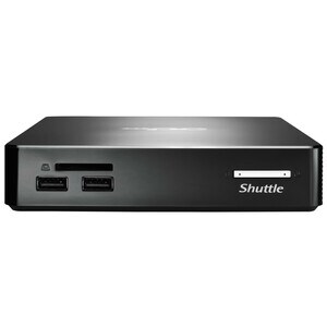 Desktop Computer Shuttle XPC nano NS02EV2 - ARM Cortex A53 RK3368 - 2 GB - 16 GB Größe Flash-Speicher - Mini-PC - Schwarz 