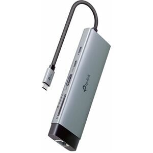 TP-Link UH9120C USB-Typ C Docking Station für Monitor, Notebook, Desktop-PC - Ladefunktion - Speicherkartenleser - SD, mic