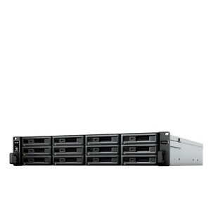 Synology RX1222SAS 驱动器机箱 串行连接SCSI, SATA - SAS 主机接口 - 2U 可机架安装 - 热插拨托架 - 12 x 支持硬盘 - 192 TB 支持的HDD硬盘总容量 - 12 x 支持SSD - 192 