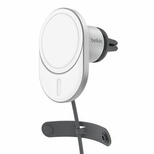 Belkin BoostCharge Pro Induktionsladegerät - Grau - für Qi2-fähiges Gerät, iPhone - Eingangsstecker: USB - MagSafe-Technol