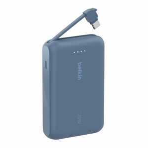 Belkin BoostCharge Stromspeicher - Blau - für Smartphone, Tablet-PC, iPad mini, iPad, iPad Pro - 10000 mAh - 20 W - USB Ty