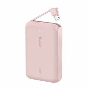 Belkin BoostCharge Stromspeicher - Rosa - für Smartphone, Tablet-PC, iPad mini, iPad, iPad Pro, iPhone - 10000 mAh - 20 W 