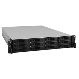 Synology SA3200D 12 x 总跨数 NAS存储系统 Xeon 四核（4 个核心） 2.40 GHz - 8 GB RAM - DDR4 SDRAM - 2U 可机架安装 - 192 TB 支持的硬盘容量 - 0 x 已安装硬盘 
