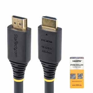 StarTech.com 7 m HDMI A/V Cable - 1 - Cable for Docking Station, Workstation, TV - First End: 1 x HDMI 2.0 Digital Audio/V