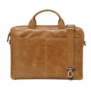 dbramante1928 ApS Amalienborg Carrying Case for 38.1 cm (15") Notebook - Tan - Full Grain Leather Body - 270 mm Height x 3
