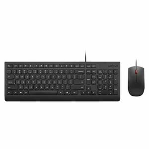 Lenovo Essential Keyboard & Mouse - Nordic - USB Type A Membrane Cable Keyboard - Keyboard/Keypad Color: Black - USB Type 