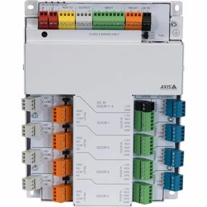 AXIS A1710-B QR Code, Tastencode Türenzugang-Systemsteuerung - Weiß - 250000 Benutzer - 4 Tür(en) - Gigabit-Ethernet - Blu