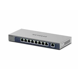 Netgear GS108MX 9 Anschlüsse Ethernet-Switch - Gigabit-Ethernet, 10 Gigabit Ethernet - 10/100/1000Base-T, 10GBase-X - 2 Un