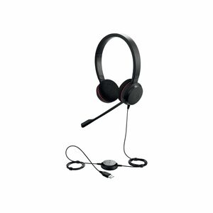 Jabra Evolve 20, Stereo UC, USB C/A adapter