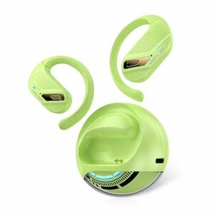Vention OpenBeat NBU True Wireless Over-the-ear, Open-ear, Earbud Stereo Earset - Green - Binaural - In-ear - 1000 cm - Bl