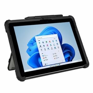 InfoCase Snap On Rugged Carrying Case Microsoft Surface Go, Surface Go 2, Surface Go 3, Surface Go 4 Tablet - Drop Resista