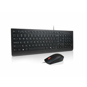 Lenovo Essential Keyboard & Mouse - English (UK) - USB Type A Membrane Cable Keyboard - Keyboard/Keypad Color: Black - USB