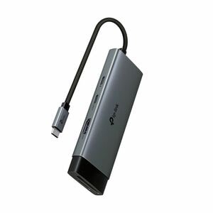 TP-Link UH7020C USB-Typ C Docking Station für Desktop-PC, Tablet-PC, Smartphone, Notebook - Ladefunktion - Speicherkartenl