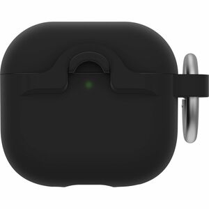 OtterBox Carrying Case Apple AirPods - Black Crystal - Polycarbonate, Synthetic Rubber Body - 4.9 mm Height x 62.1 mm Widt