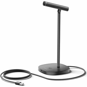 Vention Wired Microphone for Gaming, Voice, Live Streaming, E-learning - Black - 2 m - 20 Hz to 20 kHz -36 dB - Omni-direc