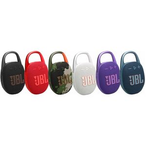 JBL Clip 5 Portable Bluetooth Speaker System - Blue - Battery Rechargeable