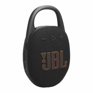 JBL Clip 5 Portable Bluetooth Speaker System - 7 W RMS - Funky Black - 95 Hz to 20 kHz - Battery Rechargeable - 1