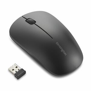 Kensington MY230 EQ Mouse - Bluetooth/Radio Frequency - 3 Button(s) - Black - Wireless - 2.40 GHz - Rechargeable - Symmetr