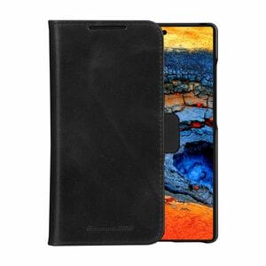 dbramante1928 ApS Lynge Carrying Case Samsung Galaxy S25 Ultra Smartphone - Black - Full Grain Leather Body - 170 mm Heigh