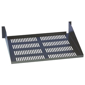 Tripp Lite series SRSHELF2PTM 2U Rack-mountable Rack Shelf - 482.60 mm Rack Width - Black - Cold-rolled Steel (CRS) - 22.6