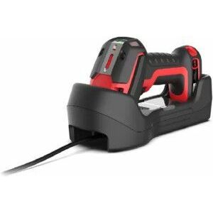 Honeywell Granit Ultra 2105iXR Rugged Warehouse Handheld Barcode Scanner Kit - Cable/Wireless Connectivity - Red - USB Cab