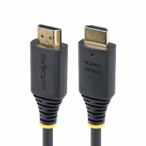 StarTech.com 30.48 cm HDMI A/V Cable - 1 - Cable for Audio/Video Device, TV, Workstation - First End: 1 x HDMI 2.0 Digital