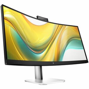 HP 534pm 34" Class Webcam UW-QHD Curved Screen LED Monitor - 21:9 - Jet Black - 86.4 cm (34") Viewable - Vertical Alignmen