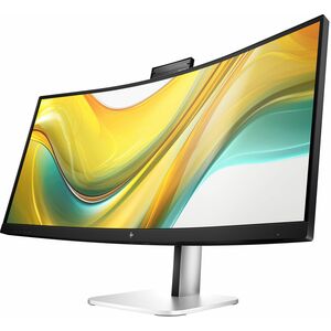 HP 534pm 34" Class WQHD Curved Screen LCD Monitor - 21:9 - Jet Black - 86.4 cm (34") Viewable - Vertical Alignment (VA) - 