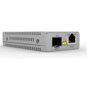 Allied Telesis MMC2000/SP Transceiver/Media Converter - TAA Compliant - 1 Port(s) - 1 x Network (RJ-45) - Twisted Pair, Op