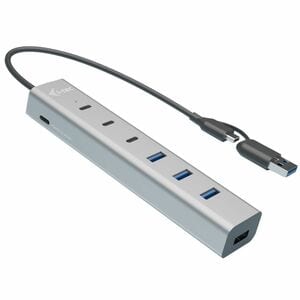 Hub USB i-tec - USB Type C - 640 Mo/s - Ordinateur portable, Tablette, Clavier, Souris, Lecteur flash, Smartphone, Bureau 