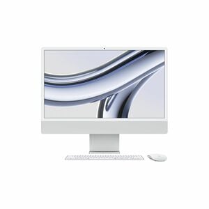 24-inch iMac with Retina 4.5K display: Apple M4 chip with 10‑core CPU and 10‑core GPU, 24GB, 512GB SSD - Silver