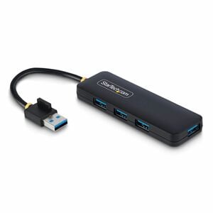 StarTech.com StarTech.com 4-Port USB-A Hub, 5Gbps, Bus Powered, Small Travel Mini USB Hub, Multi-Port USB 3.0 Splitter, Po