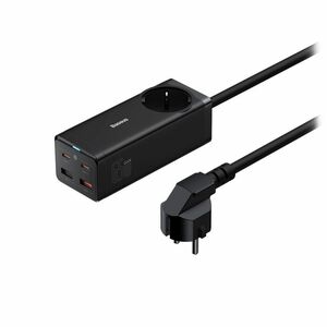 Ciabatta elettrica Baseus - 2 x USB tipo A, 2 x USB tipo C, 1 x alimentazione CA - 1,50 m Cord - 16 A Attuale - 120 V AC, 