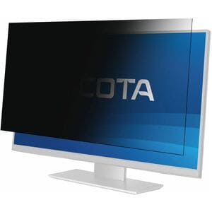 Dicota Polyethylenterephthalat (PET) Blickschutzfilter - Schwarz - für 61 cm (24 Zoll) Widescreen LCD Touchscreen-Monitor 