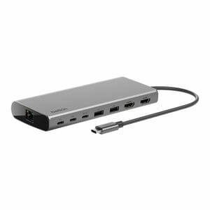 Belkin Connect USB Type C Docking Station for Tablet, Smartphone, Monitor, Notebook - Charging Capability - 2 Displays Sup