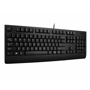 Lenovo Preferred Pro II Keyboard - Full-size - Cable Connectivity - USB Type A Interface - Swedish, Finnish - Black - Plun