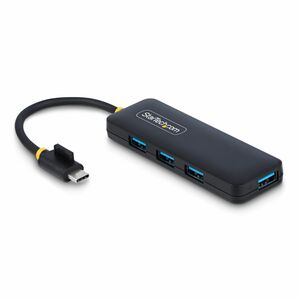StarTech.com Hub USB-C 4 Ports, 5Gbps, USB-C vers 4x USB-A, Alimenté par Bus, Mini Hub de Voyage, Splitter USB 3.0 Multipo