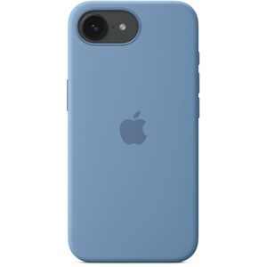 Apple Hülle für Apple iPhone 16e Smartphone - Blau - Seidig, Softtouch - Kratzfest, Sturzsicher - Silikon, MicroFiber
