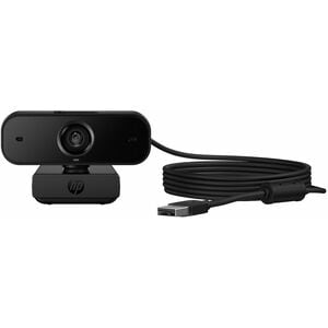 HP 435 网络摄像头 - 2 百万象素 - USB 2.0 Type A - 1920 x 1080 视频 - 自动对焦 - 85° 角度 - 三脚架 - 麦克风 - Windows 10, Windows 11, ChromeOS - 降