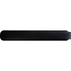 Mousetrapper Large Wrist Rest - 20.3 mm x 475 mm x 71.1 mm Dimension - Black - Faux Leather - Strain Resistant - Keyboard/