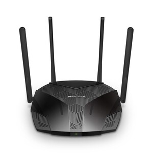 Router wireless Mercusys MR80X - Wi-Fi 6 - IEEE 802.11 a/b/g/n/ac/ax - Ethernet - Dual Band - 2,40 GHz ISM band - 5 GHz Ba